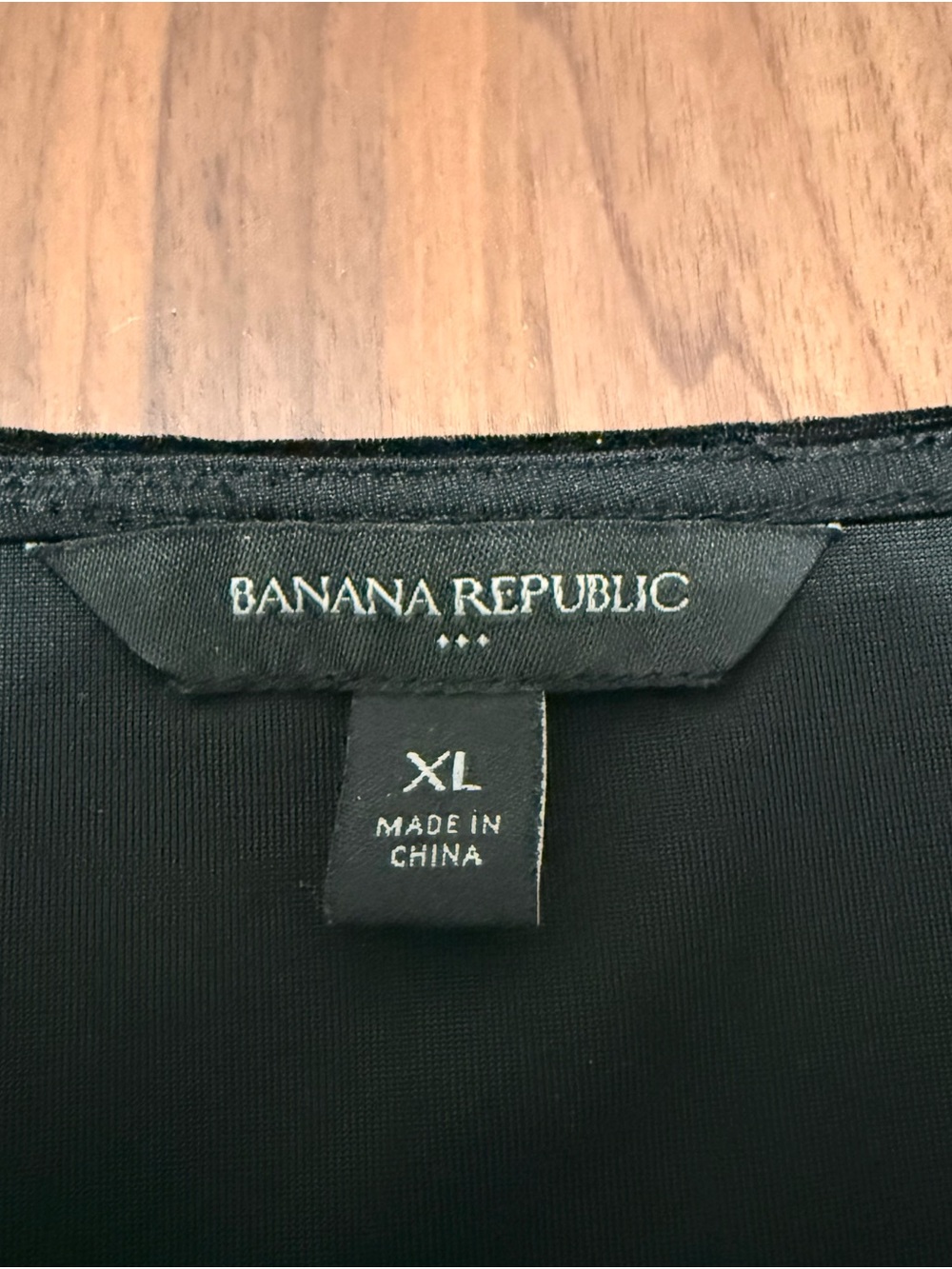 Banana Republic Black Velvet Wrap Top - Picture 6 of 8